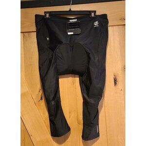 New! Dare 2b Women's 14/XXL Worldly Capri Cropped Cycling Leggings Black DWJ437